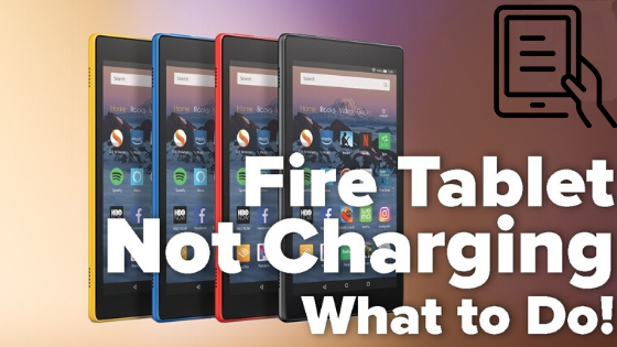 Kindle fire not charging