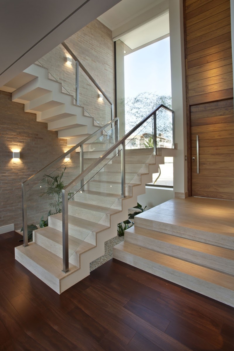 L-shaped stairs